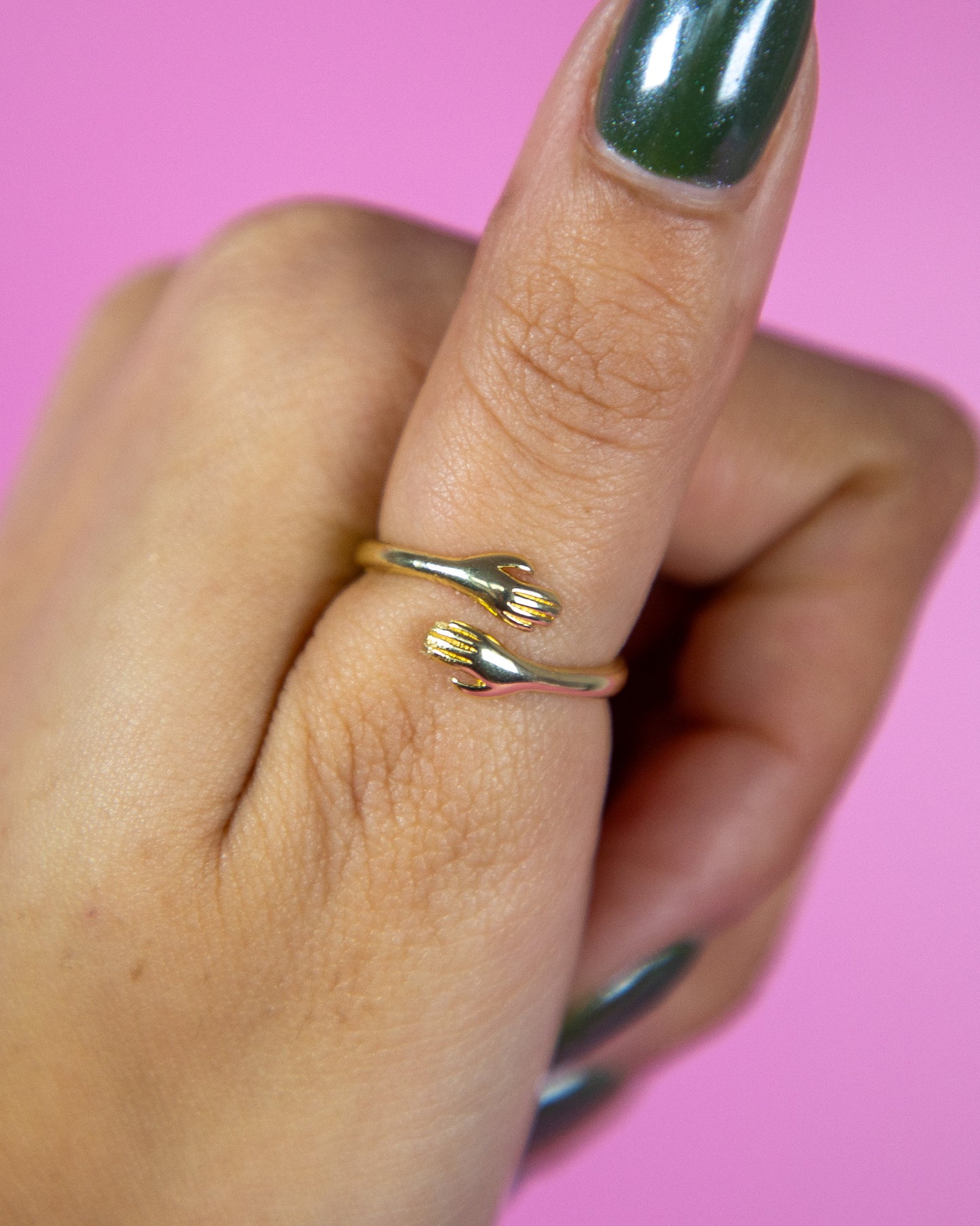 Hug Resizable Ring Gold