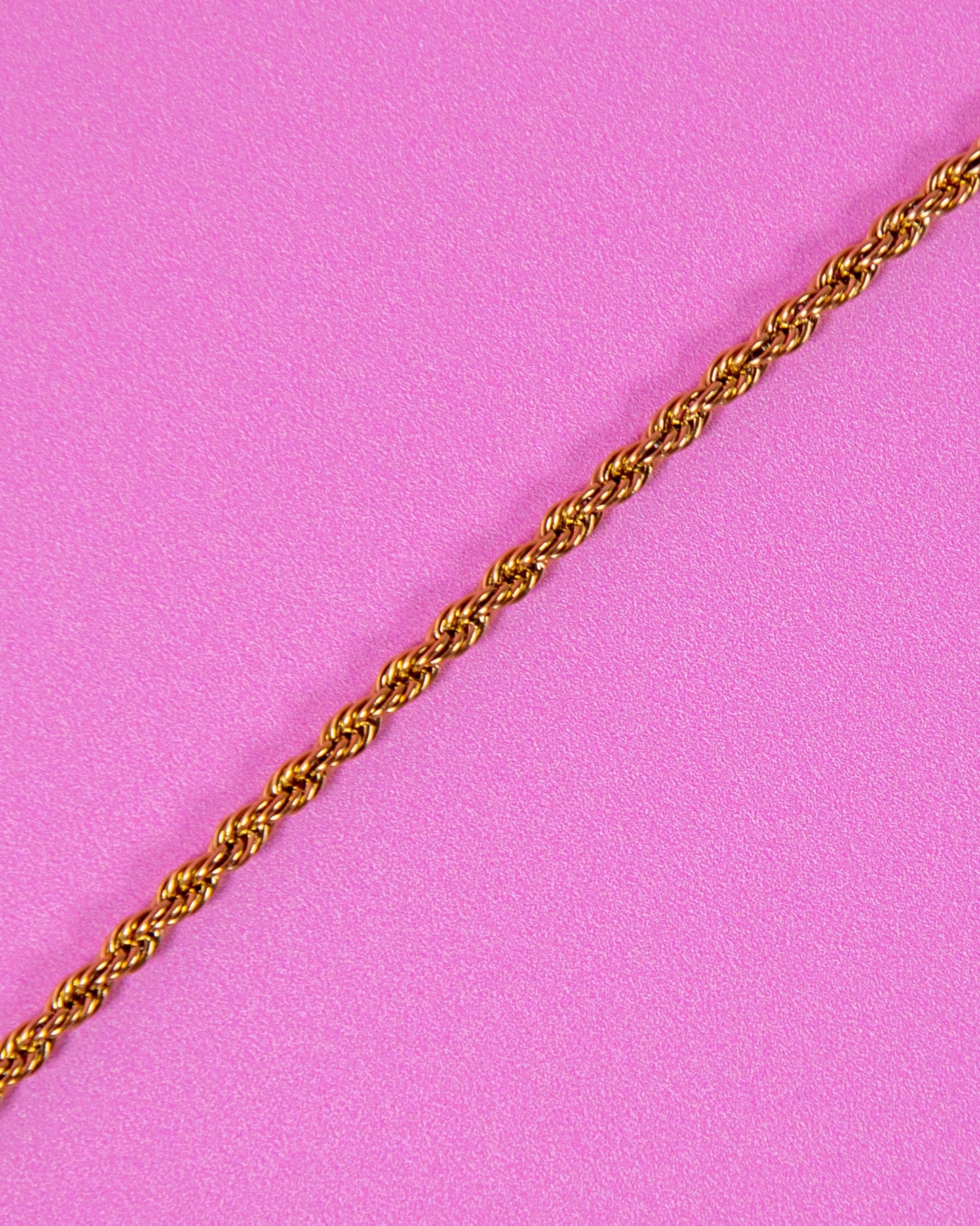 Twisted Rope Bracelet Gold