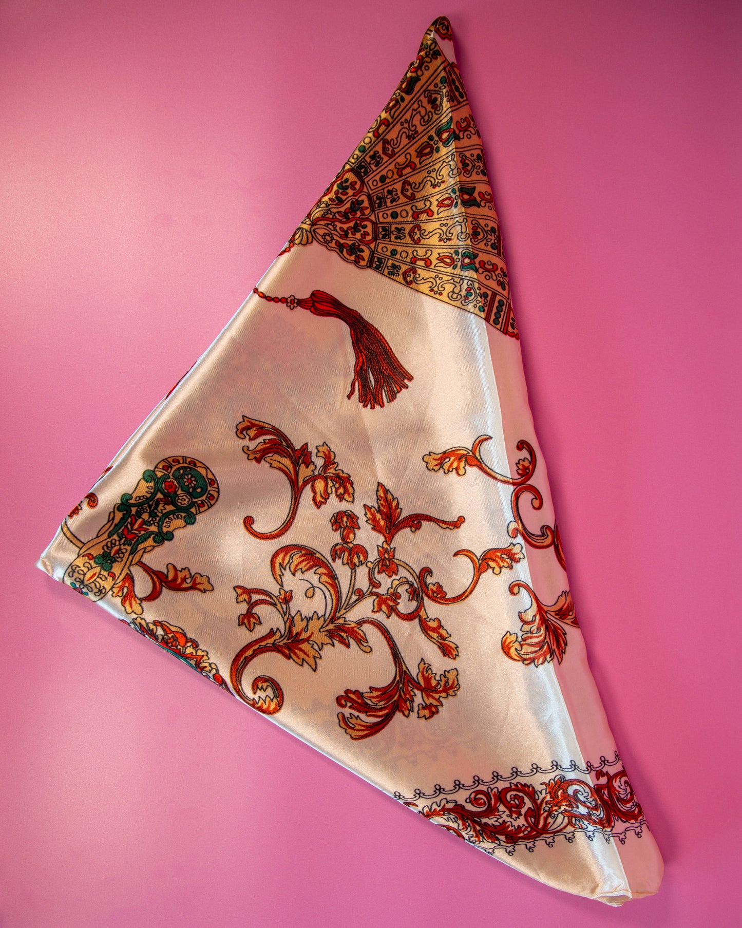 Silk Scarf Cream