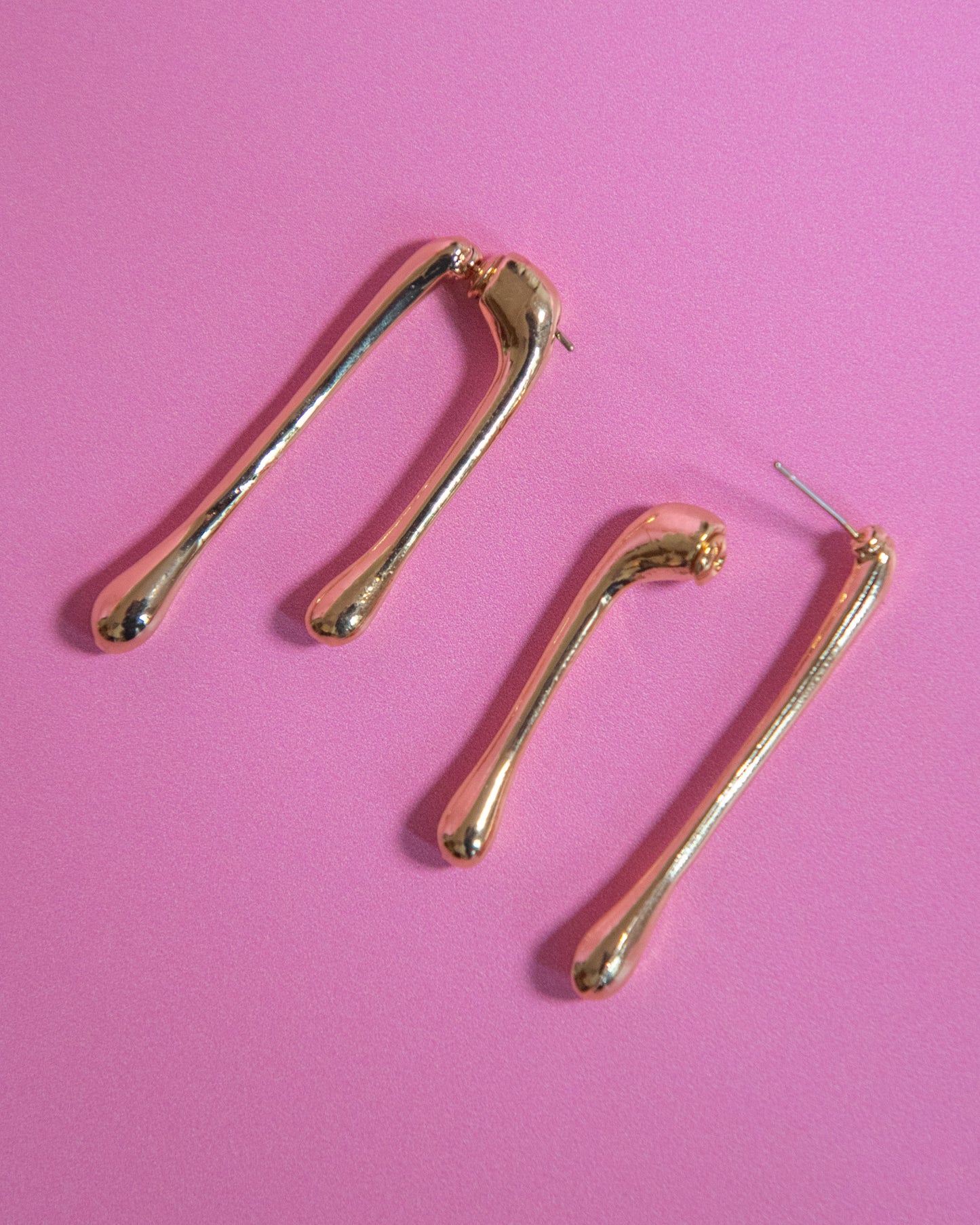 Drip Drop Earrings Gold