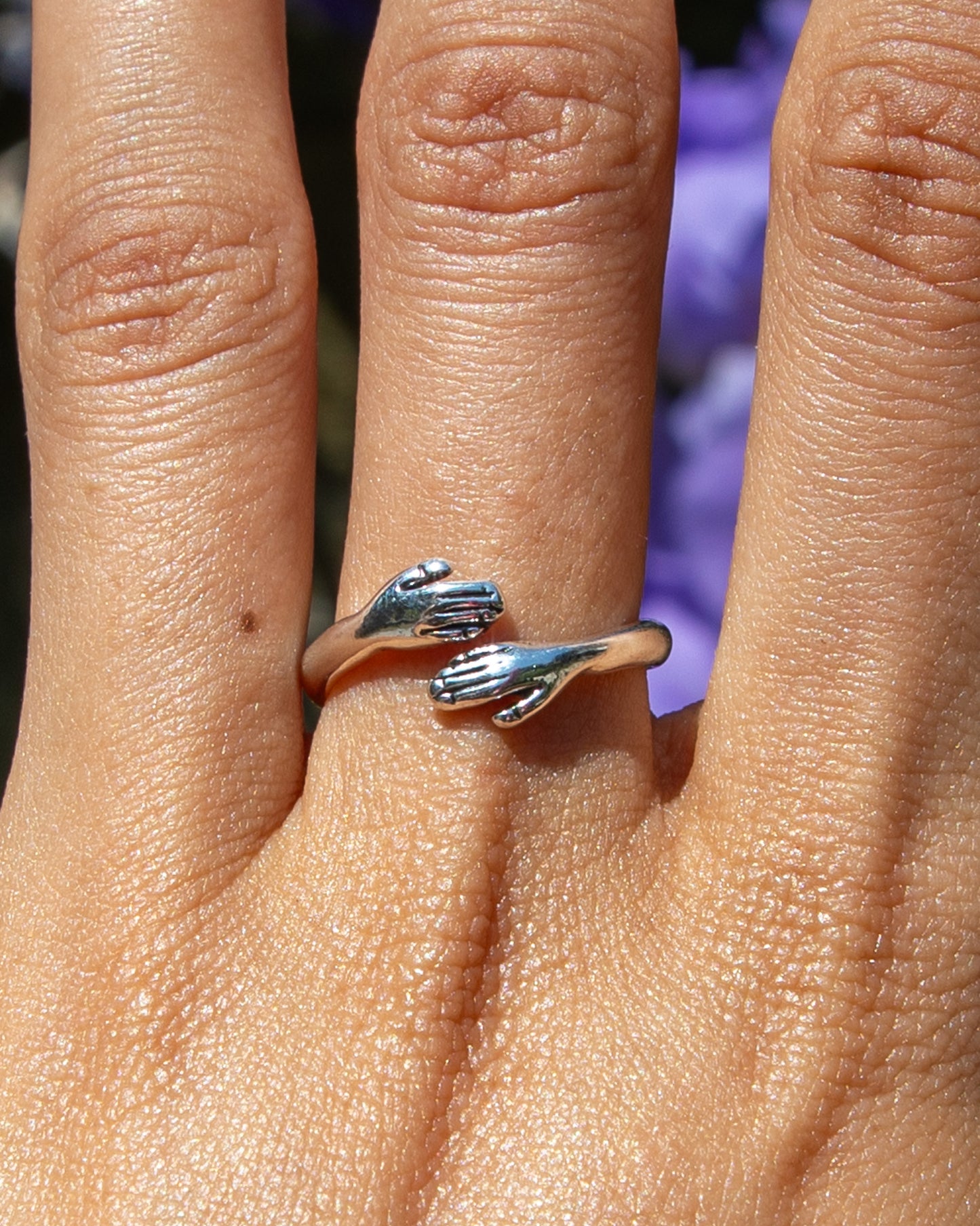 Hug Resizable Ring Silver