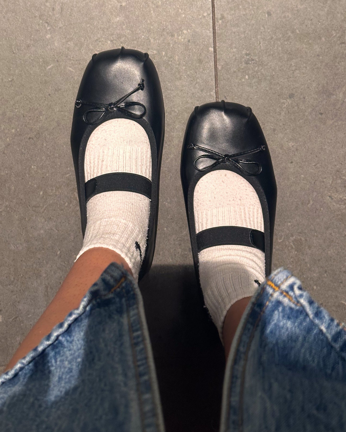 Ballet Flat Pumps Black