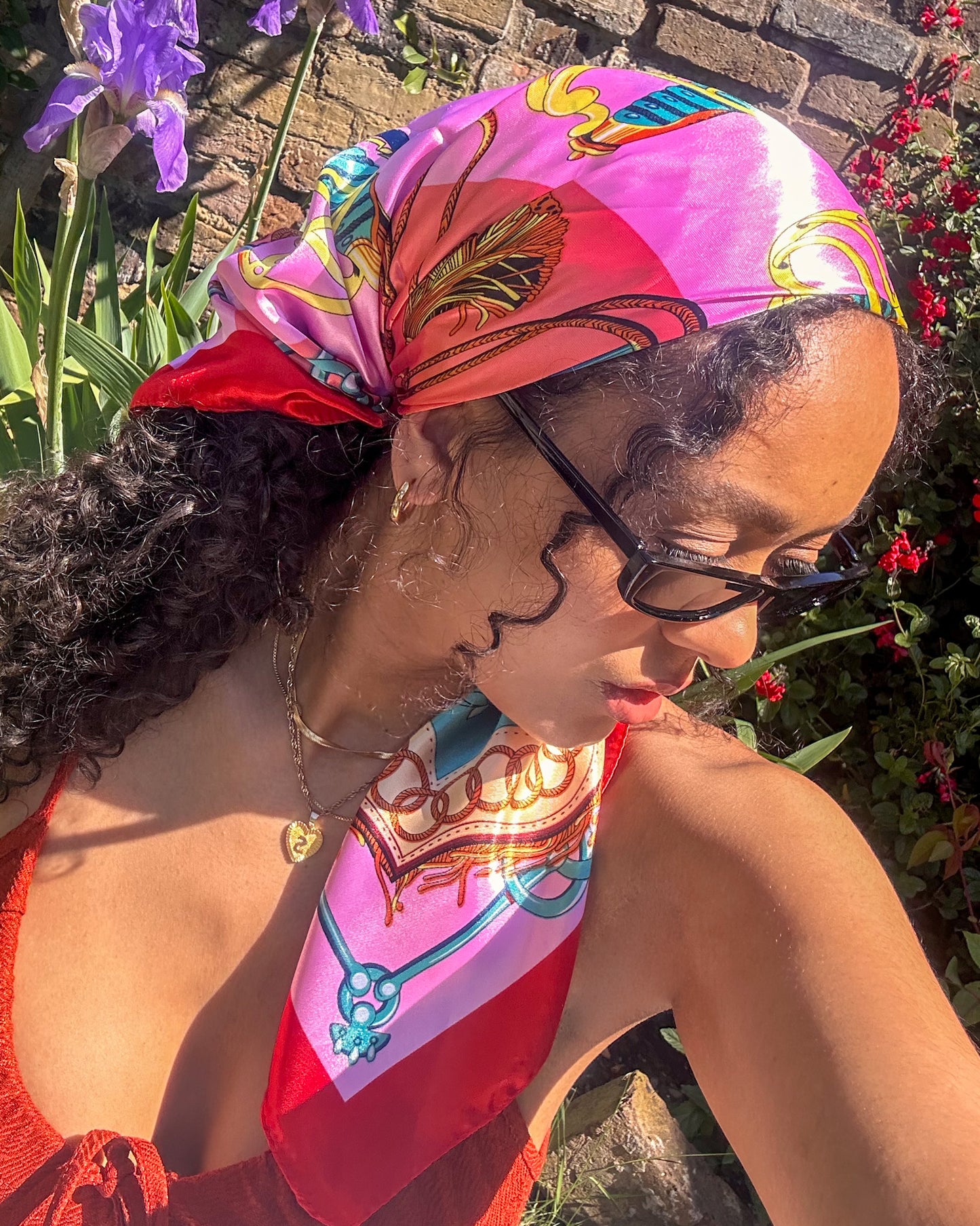 Silk Scarf Pink