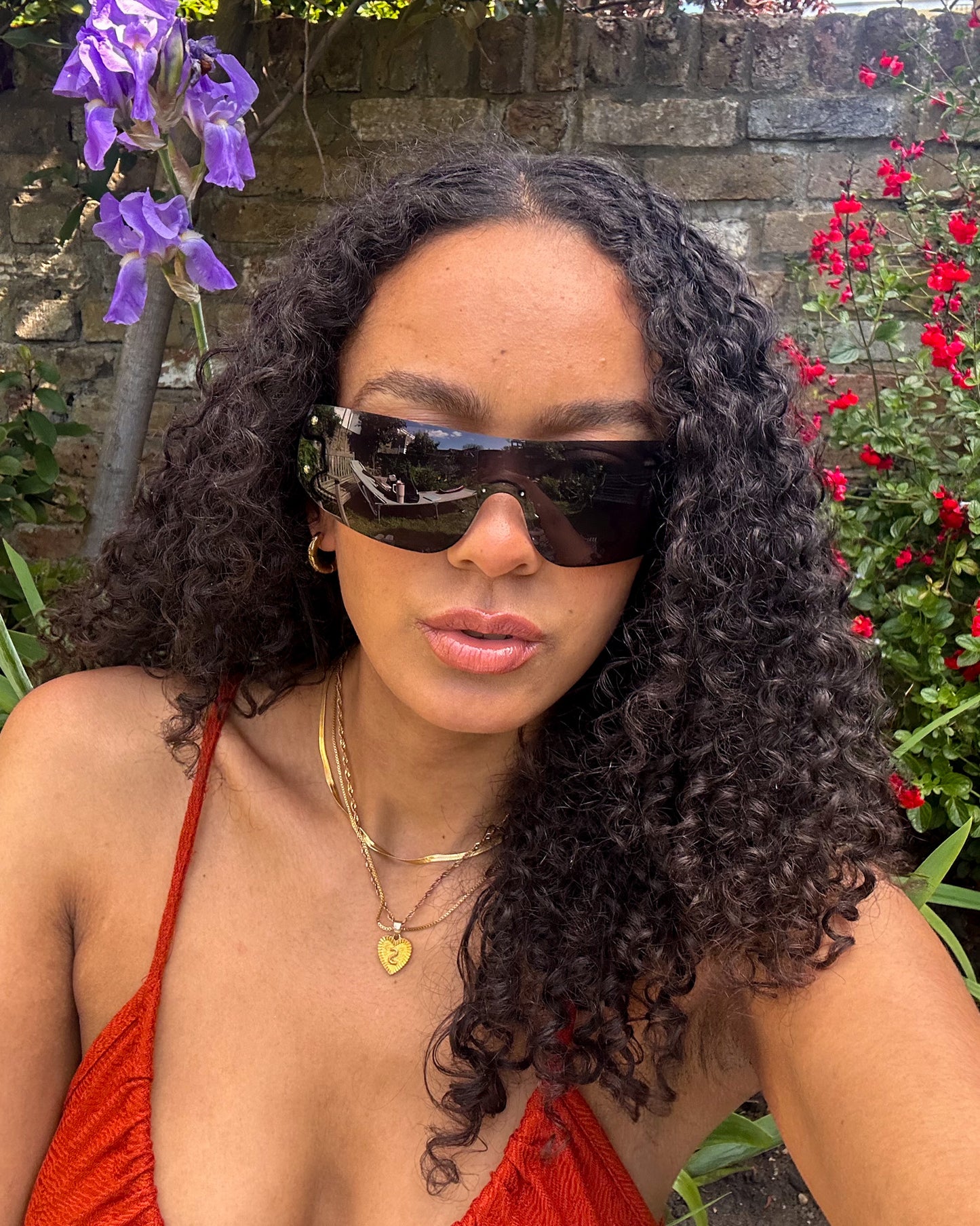 Y2K Rimless Sunglasses Black