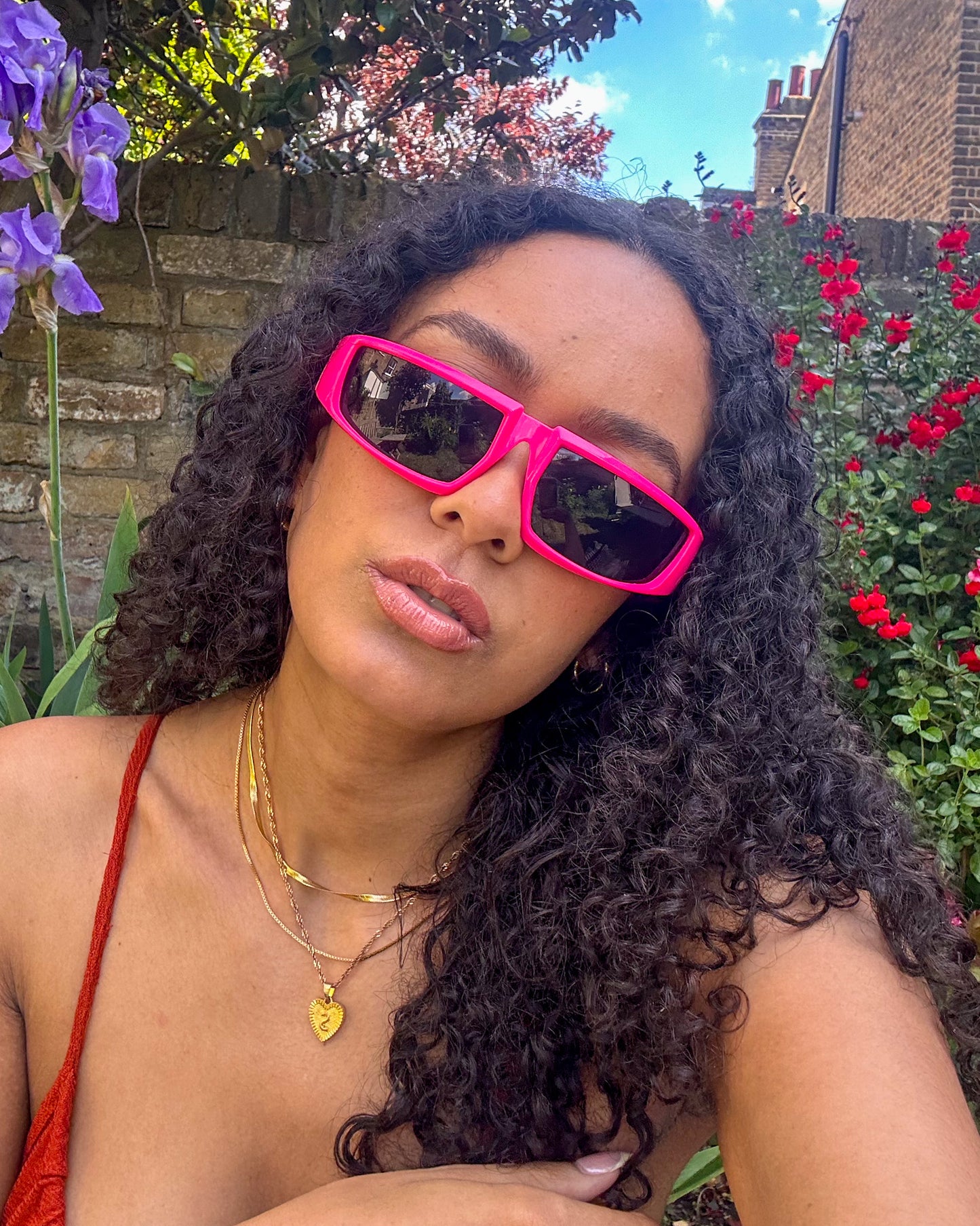 Cyber Sunglasses Pink