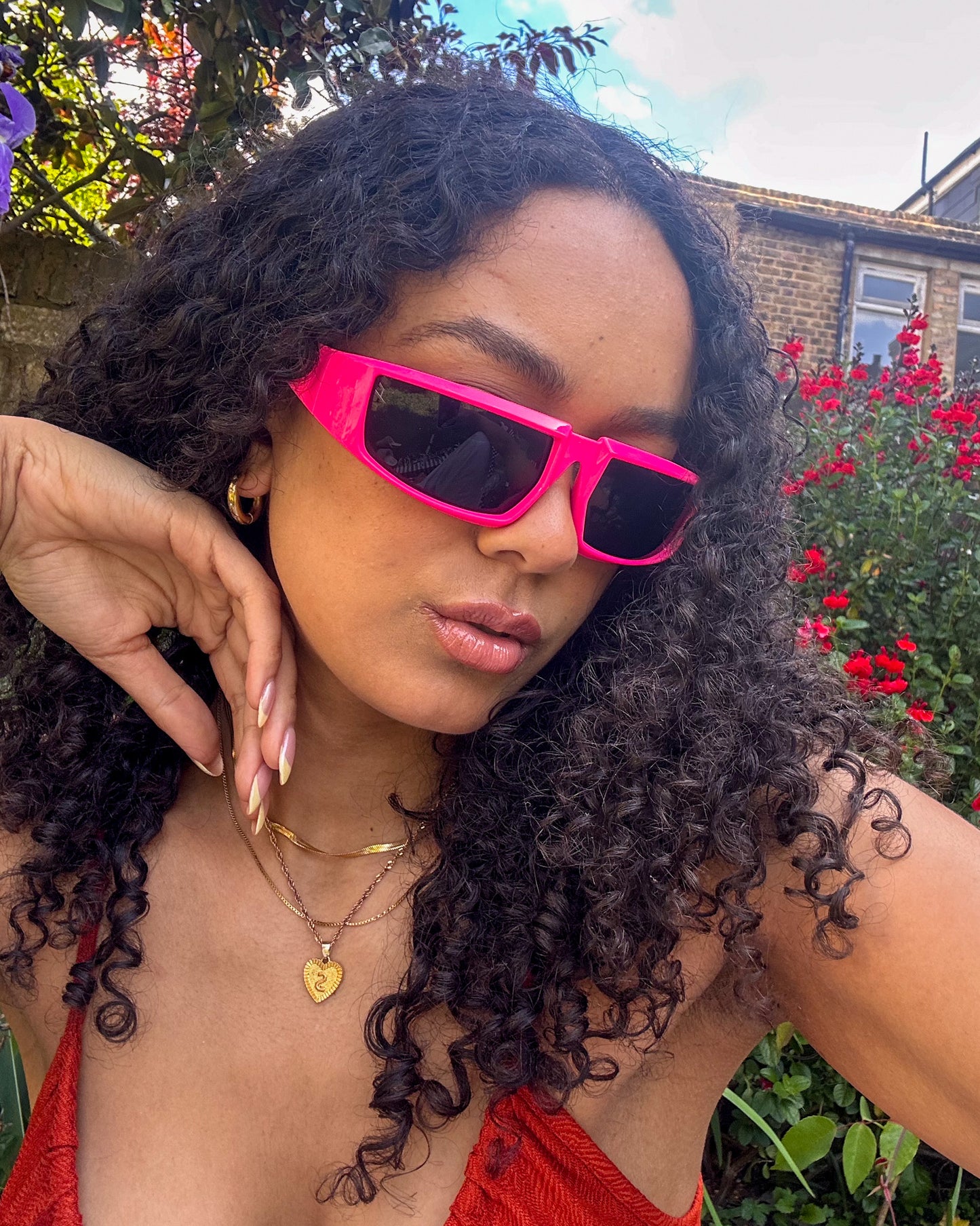Cyber Sunglasses Pink