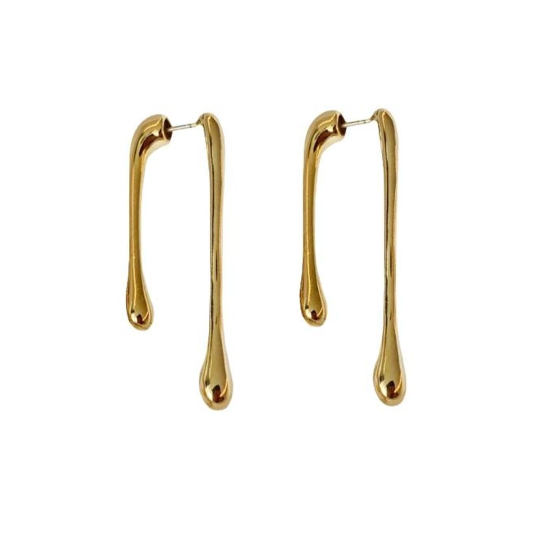Drip Drop Earrings Gold
