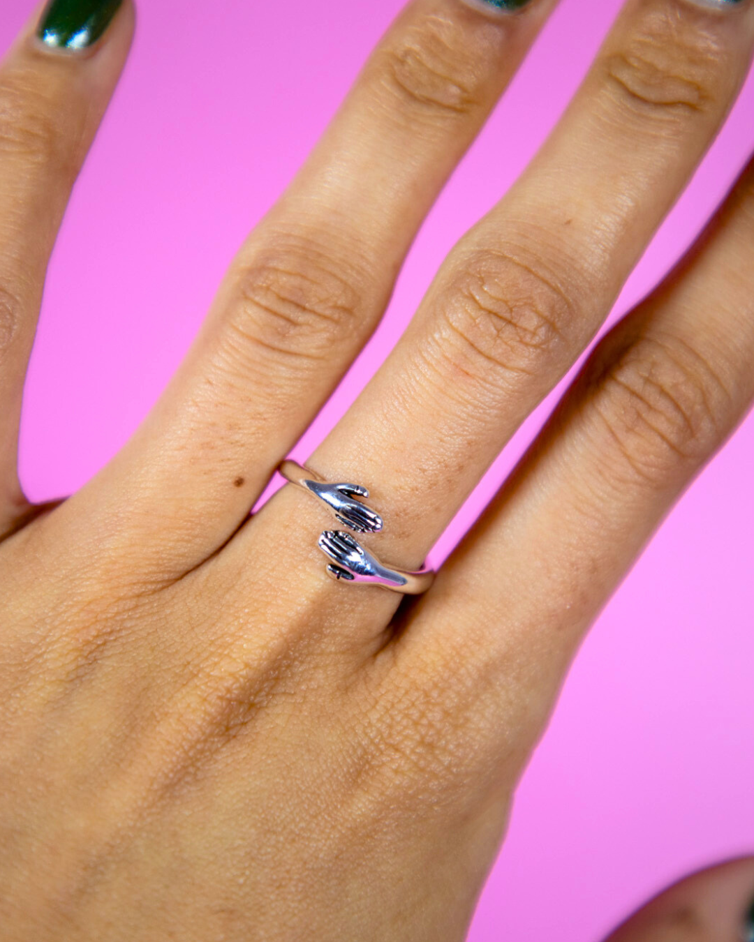 Hug Resizable Ring Silver