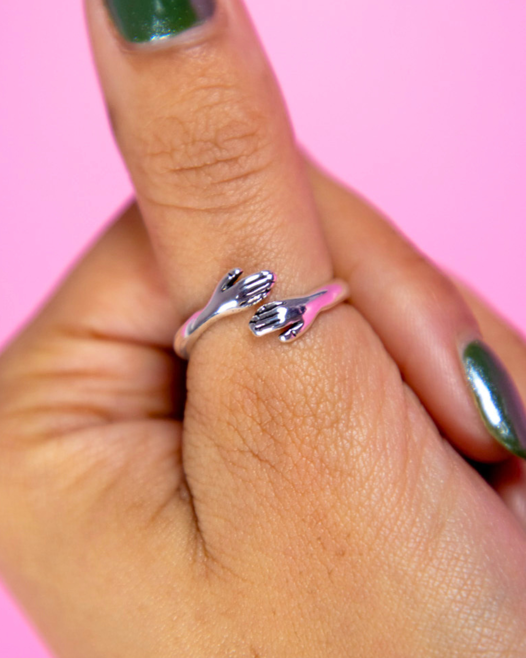 Hug Resizable Ring Silver