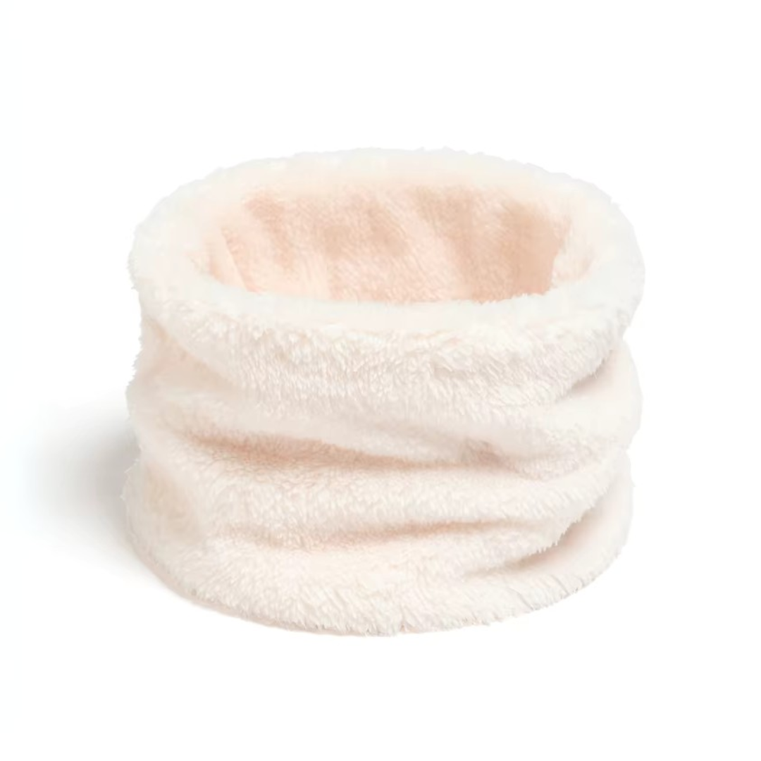 Plush Snood Scarf Cream