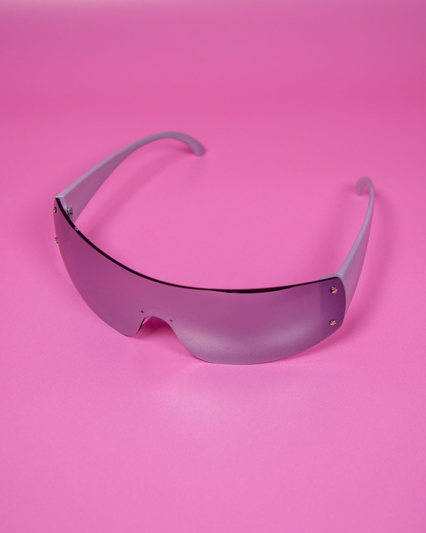 Y2K Rimless Sunglasses Silver