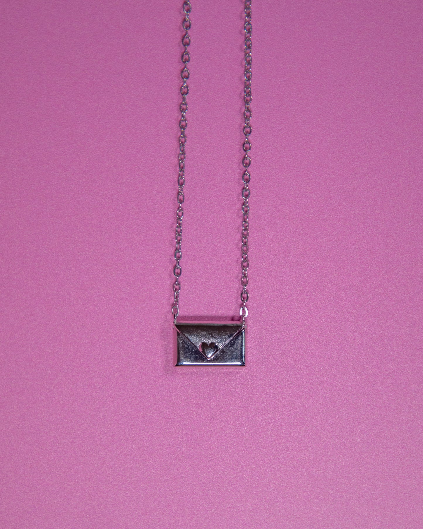 Love Letter Envelope Necklace Sterling Silver