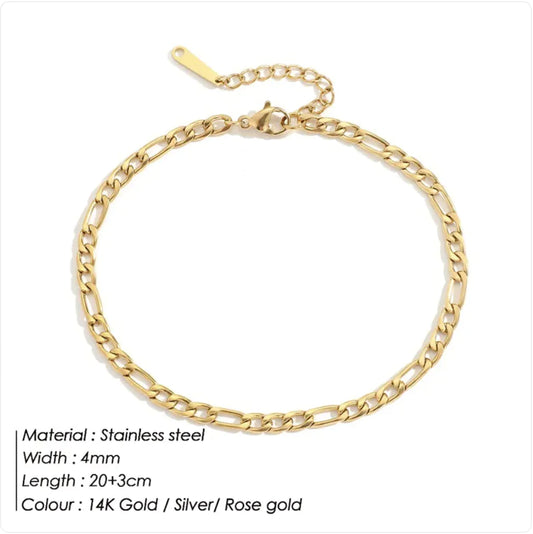 Stainless Steel Fashion Anklet