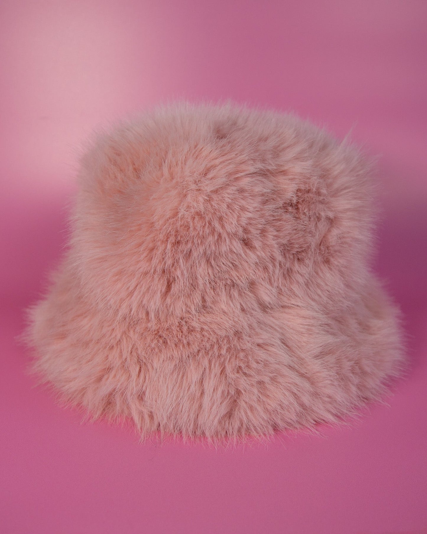 Faux Fur Fluffy Hat Pink
