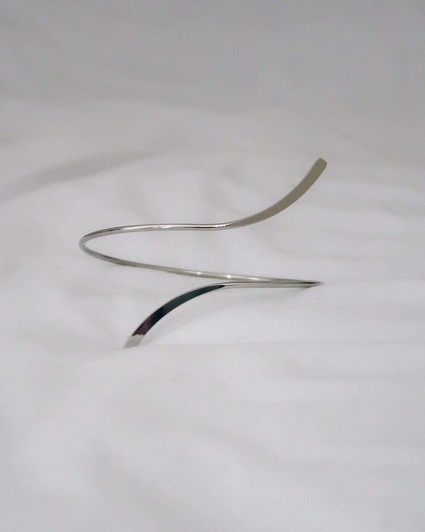 Adjustable Silver Arm Cuff